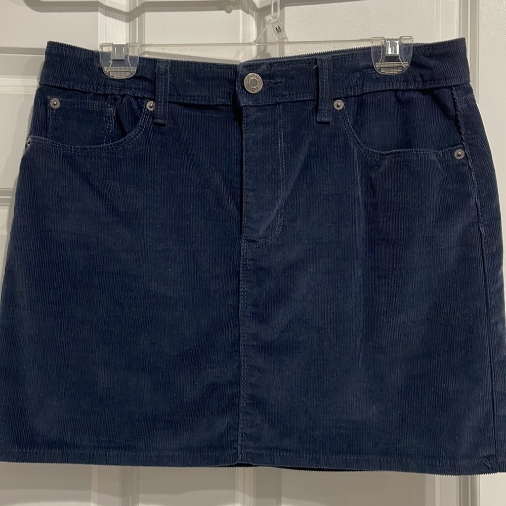 Gap Navy Corduroy Mini skirt.